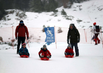 Fotos de la nieve en Larra Belagua.
