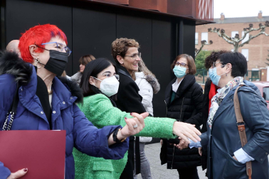 Visita de la ministra de Sanidad, Carolina Darias, a Navarra