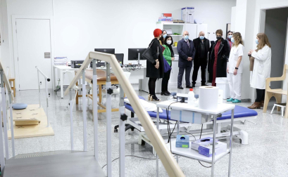 Visita de la ministra de Sanidad, Carolina Darias, a Navarra
