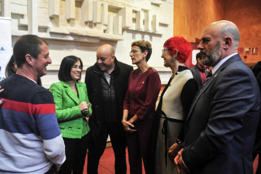 Visita de la ministra de Sanidad, Carolina Darias, a Navarra.