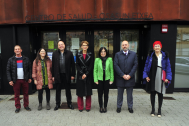 Visita de la ministra de Sanidad, Carolina Darias, a Navarra.