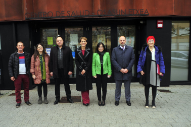 Visita de la ministra de Sanidad, Carolina Darias, a Navarra.