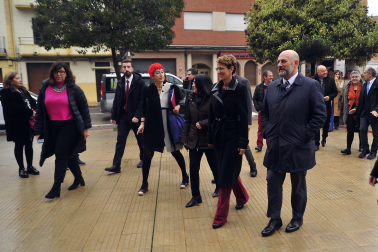 Visita de la ministra de Sanidad, Carolina Darias, a Navarra.