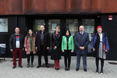 Visita de la ministra de Sanidad, Carolina Darias, a Navarra.
