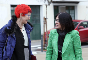 Visita de la ministra de Sanidad, Carolina Darias, a Navarra.