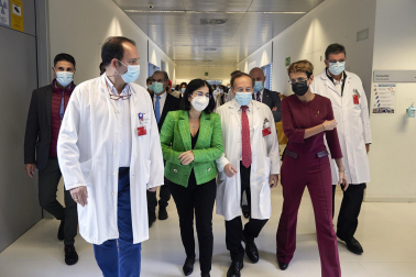 Visita de la ministra de Sanidad, Carolina Darias, a Navarra.