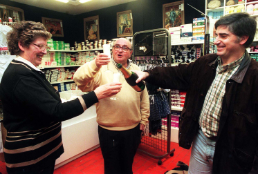 Fotos del 25 aniversario del segundo premio de la Lotería de Navidad en Tafalla