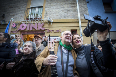 Celebración del 150 aniversario de la churrería La Mañueta en Pamplona.