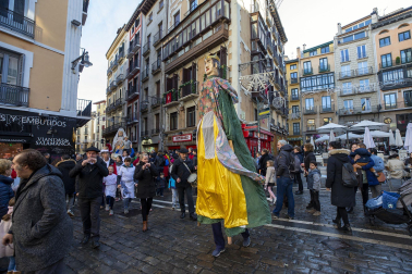 Celebración del 150 aniversario de la churrería La Mañueta en Pamplona.