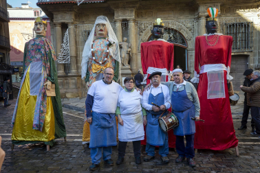 Celebración del 150 aniversario de la churrería La Mañueta en Pamplona.