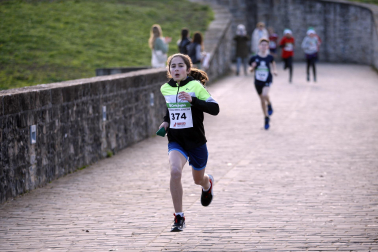 Participantes en la XI Carrera Infantil de la Navidad de Asvona
