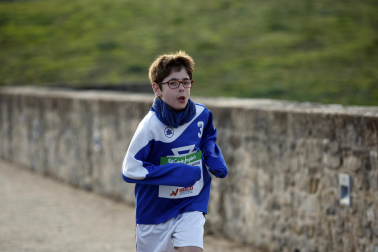 Participantes en la XI Carrera Infantil de la Navidad de Asvona