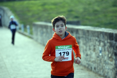 Participantes en la XI Carrera Infantil de la Navidad de Asvona