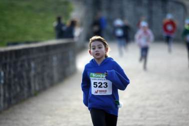 Participantes en la XI Carrera Infantil de la Navidad de Asvona