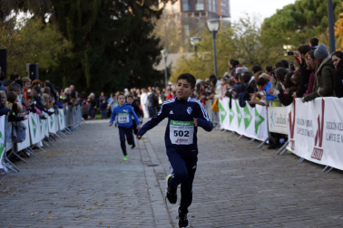 Participantes en la XI Carrera Infantil de la Navidad de Asvona