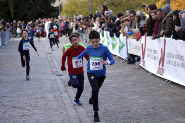 Participantes en la XI Carrera Infantil de la Navidad de Asvona
