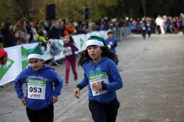 Participantes en la XI Carrera Infantil de la Navidad de Asvona