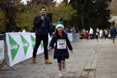 Participantes en la XI Carrera Infantil de la Navidad de Asvona