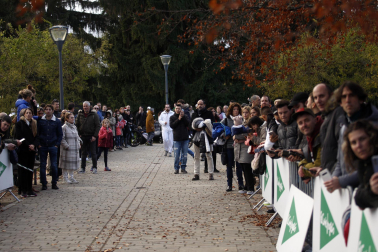 Participantes en la XI Carrera Infantil de la Navidad de Asvona