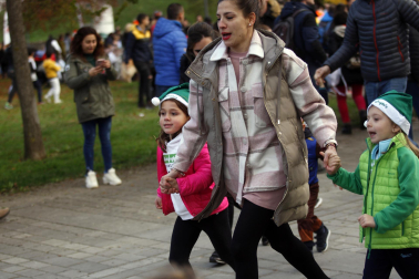 Participantes en la XI Carrera Infantil de la Navidad de Asvona