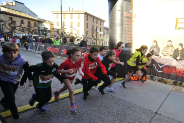 Participantes en las distintas pruebas del XII Cross de Navidad de Marcilla.