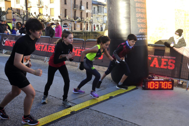 Participantes en las distintas pruebas del XII Cross de Navidad de Marcilla.