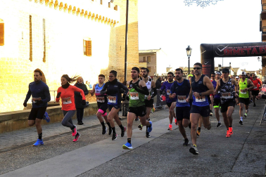 Participantes en las distintas pruebas del XII Cross de Navidad de Marcilla.
