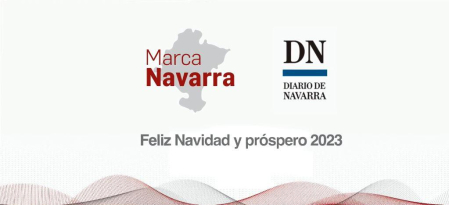 Marca Navarra y Diario de Navarra les desean felices fiestas y próspero 2023