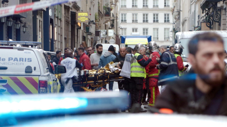 Imágenes de los controles policiales en las inmediaciones del ataque