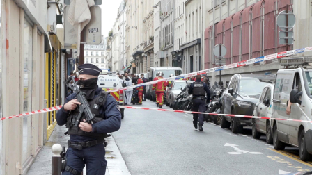 Imágenes de los controles policiales en las inmediaciones del ataque