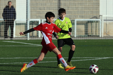 Encuentros del primer día del XL Torneo Interescolar en las instalaciones de Tajoanr.