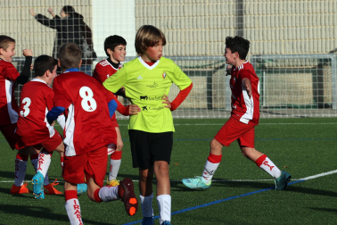 Encuentros del primer día del XL Torneo Interescolar en las instalaciones de Tajoanr.