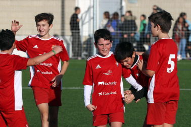 Encuentros del primer día del XL Torneo Interescolar en las instalaciones de Tajoanr.