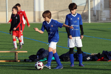 Encuentros del primer día del XL Torneo Interescolar en las instalaciones de Tajoanr.