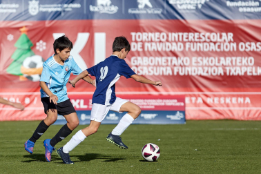 Imágenes del encuentro San Juan de la Cadena 0-4 Sagrado Corazón de la primera jornada del XL Torneo Interescolar.