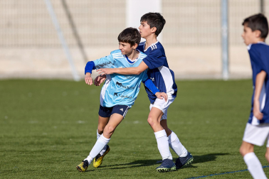 Imágenes del encuentro San Juan de la Cadena 0-4 Sagrado Corazón de la primera jornada del XL Torneo Interescolar.