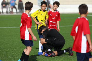 Imágenes del encuentro El Redín 2-1 San Pedro de la primera jornada del XL Torneo Interescolar.