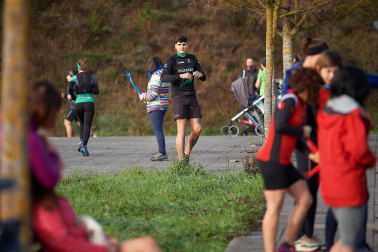 Participantes en la San SilbestreTrail Esteribar 2022