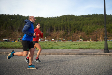 Participantes en la San SilbestreTrail Esteribar 2022