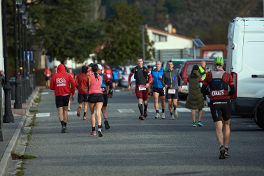 Participantes en la San SilbestreTrail Esteribar 2022