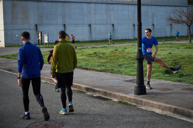 Participantes en la San SilbestreTrail Esteribar 2022