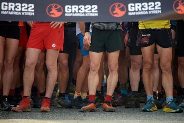 Participantes en la San SilbestreTrail Esteribar 2022