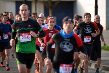 Participantes en la San SilbestreTrail Esteribar 2022