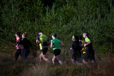 Participantes en la San SilbestreTrail Esteribar 2022