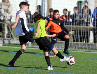 Imágenes del encuentro Eulza 0-10 Camino de Santiago de la segunda jornada del XL Torneo Interescolar.