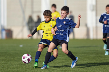 Imágenes del encuentro Joakin Lizarraga 4 - 3 Ermitagaña de la segunda jornada del XL Torneo Interescolar.