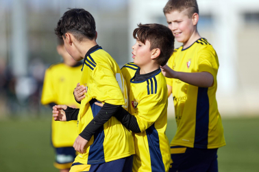 Imágenes del encuentro Joakin Lizarraga 4 - 3 Ermitagaña de la segunda jornada del XL Torneo Interescolar.