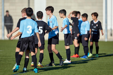 Imágenes del encuentro Nuestra Señora del Huerto 0-4 La Compasión de la segunda jornada del XL Torneo Interescolar.