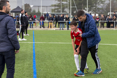 Imágenes del encuentro Juan Bautista Irurzun 1-1 Regina Pacis de la cuarta jornada del XL Torneo Interescolar.