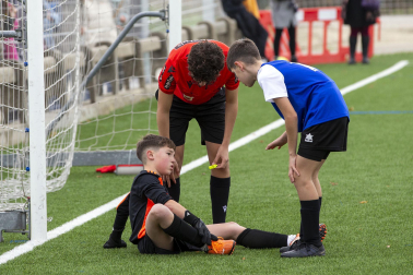 Imágenes del encuentro Marqués de la Real Defensa 0-1 Bernart Etxepare de la cuarta jornada del XL Torneo Interescolar.